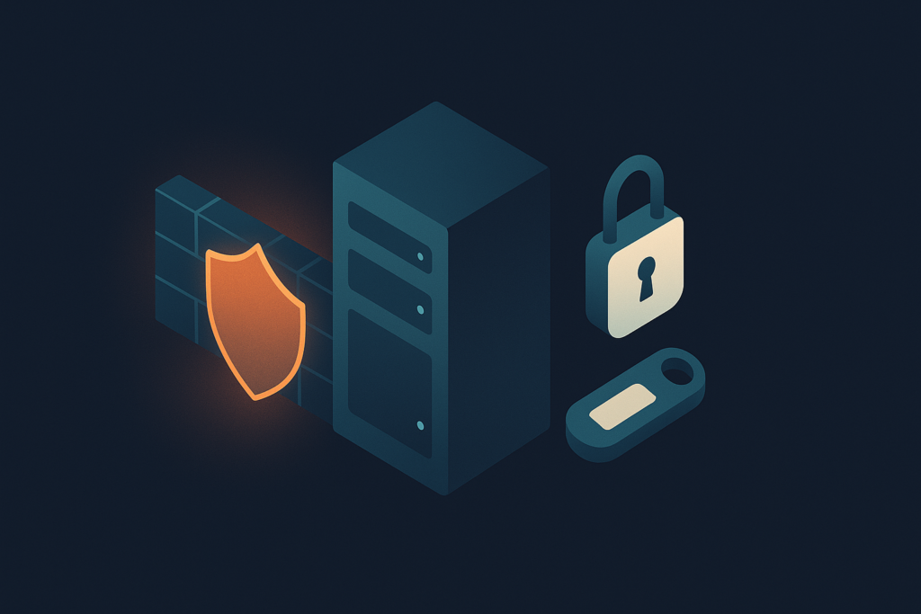 Bezpieczeństwo Proxmox — firewall, 2FA i hardening dostępu